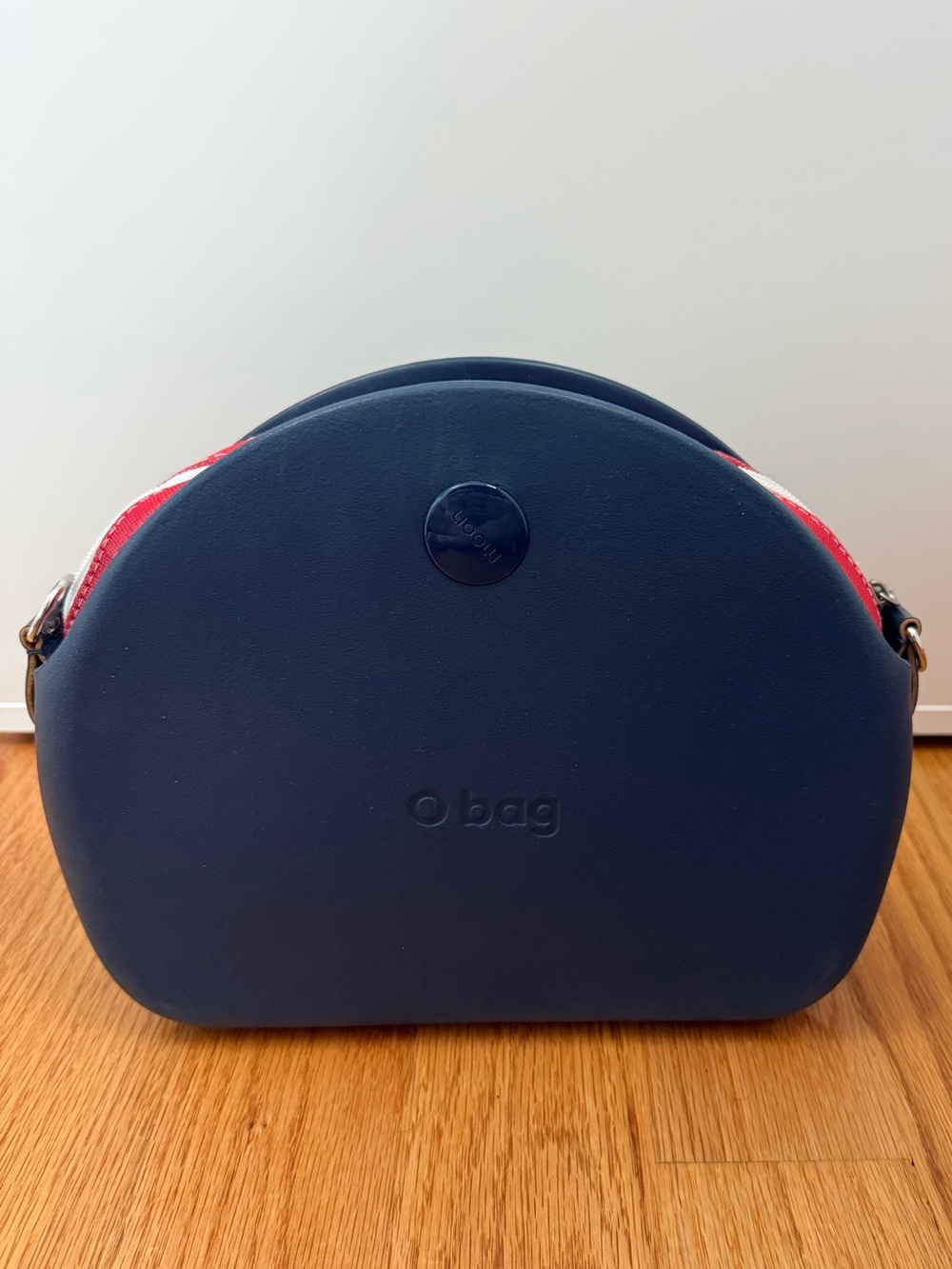 O bag Navy Mini Dome Crossbody